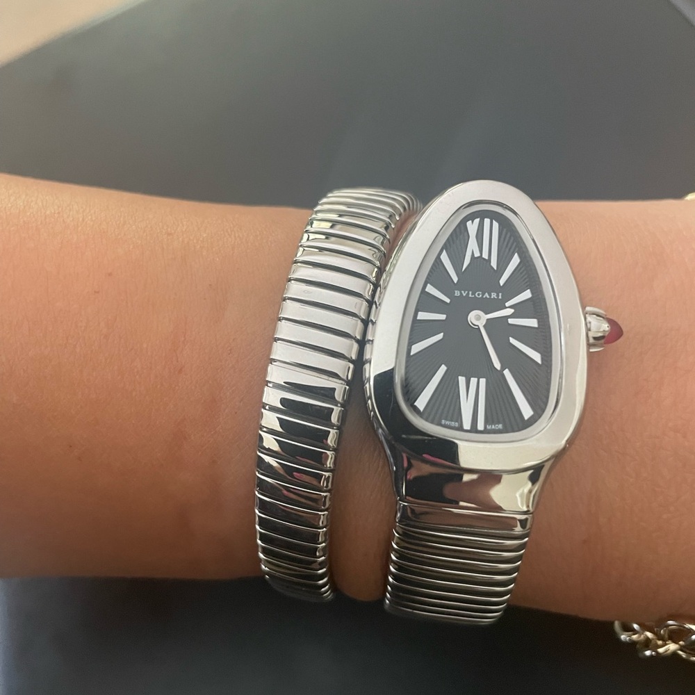 Bulgari Serpenti Women's Silver Watch